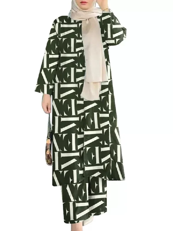 Army green Letters
