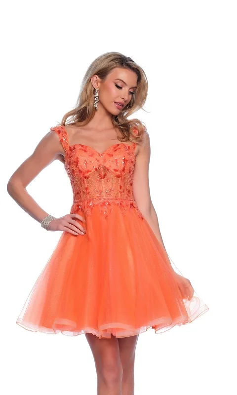 Wrap dresses for womenDave & Johnny Orange Homecoming Dress 12038