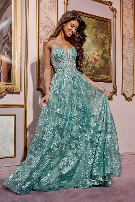 Leather dresses for womenJovani 42199 Size 14 Sage Long A Line Prom Dress Sheer Corset Formal Evening Gown V Neck Glitter