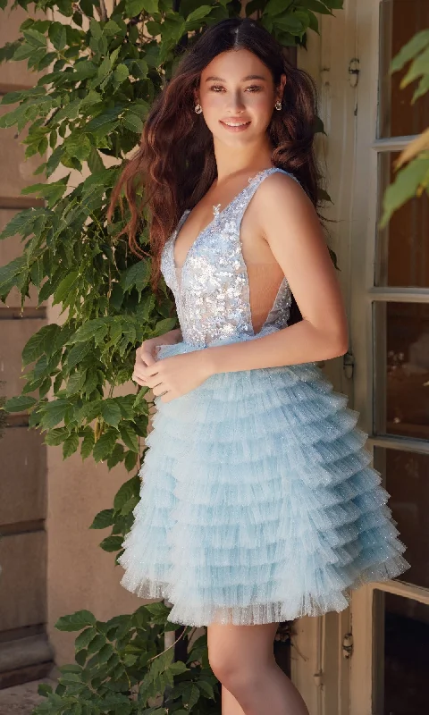 Workout dresses for active lifestylesShort Babydoll Homecoming Dress: Nox Anabel R883
