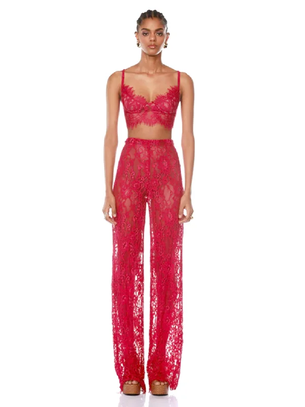women's suit sets with tailored pantsStrappy Sleeveless Lace Bodycon Set HB10165