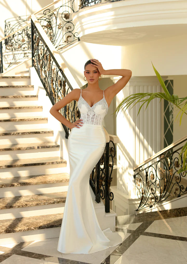 High-neck dresses for womenNC1018