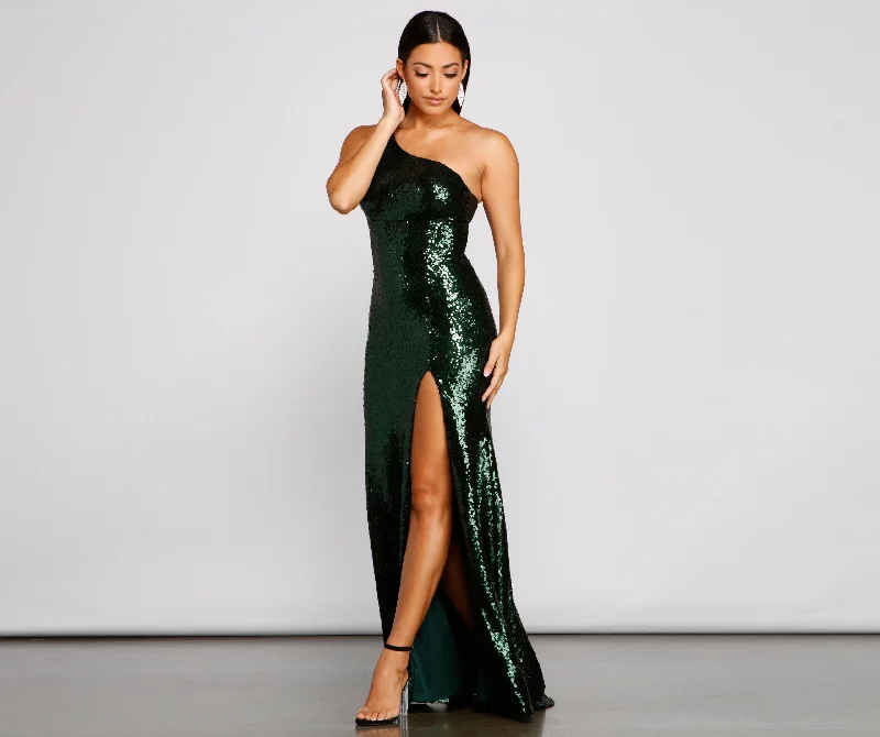 Petite dresses for womenAutumn Sequin Stylish Mesh Mermaid Dress