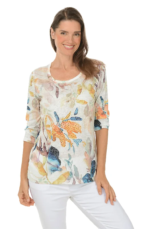 Thermal women's topsLily Jeweled Knit Top