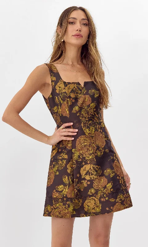 High-slit dresses for womenPatti Jacquard Mini Dress