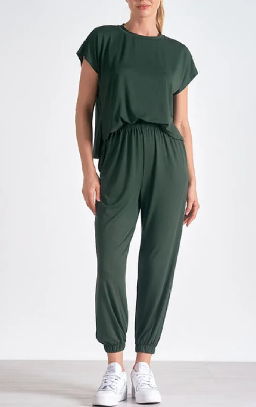 Sheath dresses for womenDark Green Victoria Jumpsuit