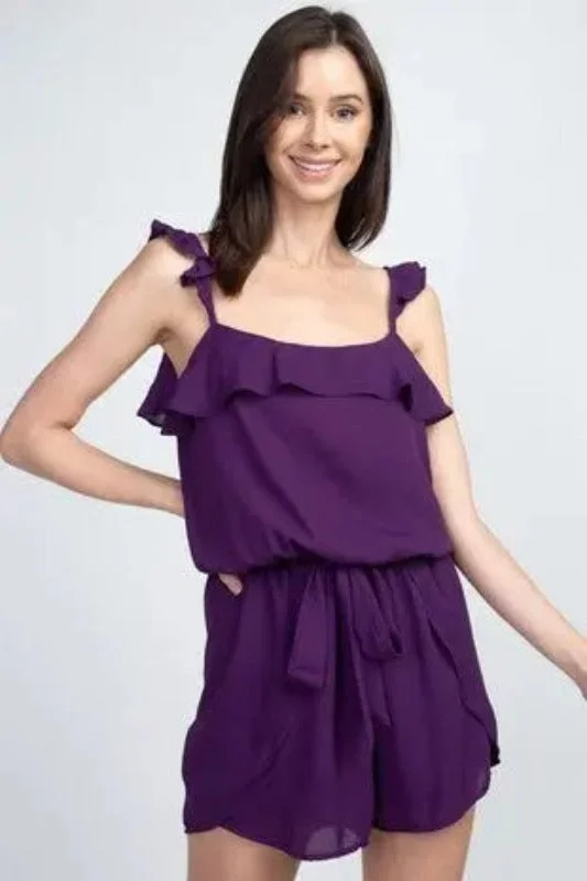 Party women's mini-skirtsRuffled Royal Romper