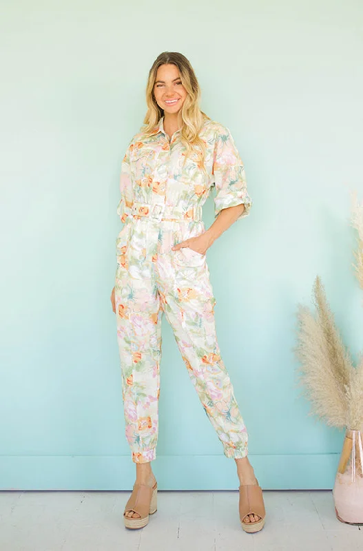 Silk women's skirtsParadise Multi Floral Jumpsuit - Nursing Friendly - FINAL SALE - FINAL FEW