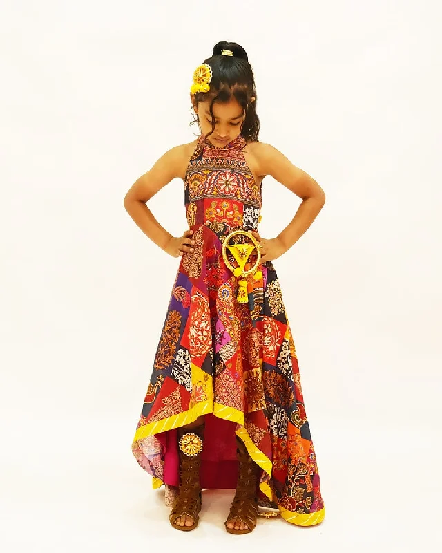 Flowy dresses for womenPre-Order: Cotton Ethnic High Low