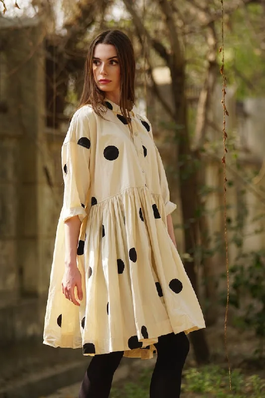 Black Polka Dot