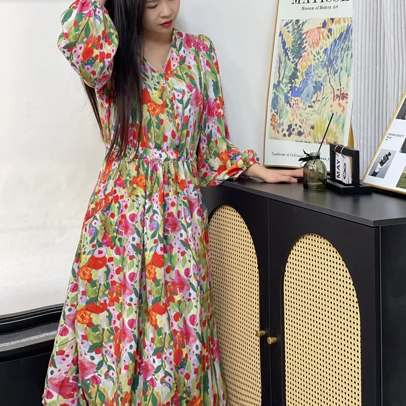Spring Blossoms (Long Sleeves with Pockets)