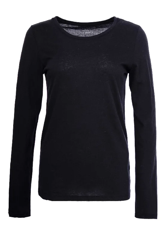 Striped women's topsTshirt 005-fts008 Marine