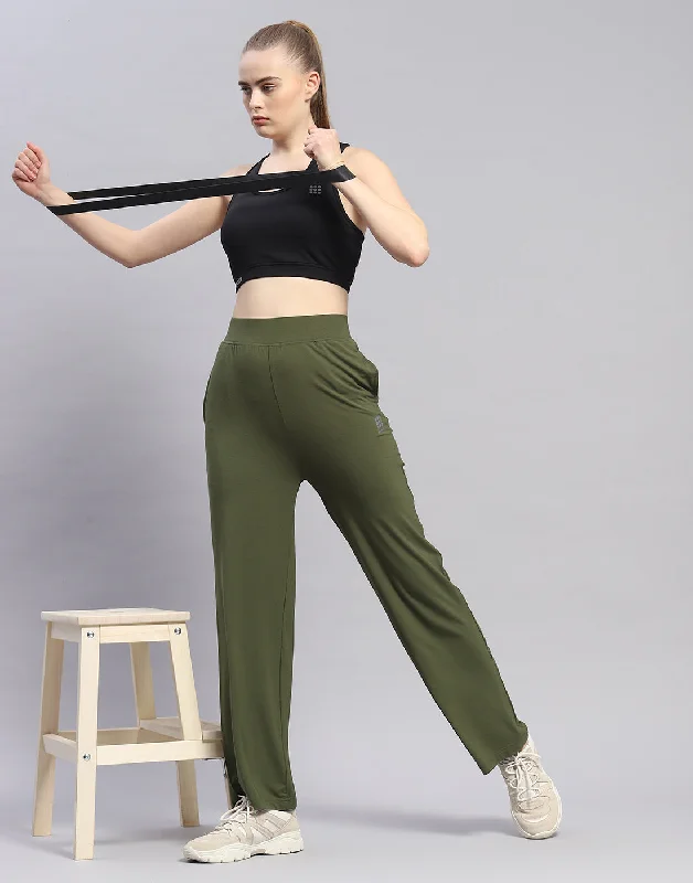 Bridesmaid dresses for womenWomen Olive Solid Regular Fit Yoga Pant