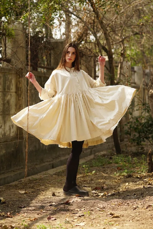 Statement dresses for making a fashion statementEdith Short Dress - Cotton Twill