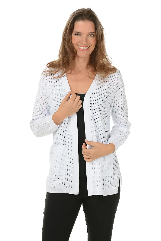 Spaghetti strap women's topsLong Dolman Sleeve Double Pocket Cardigan