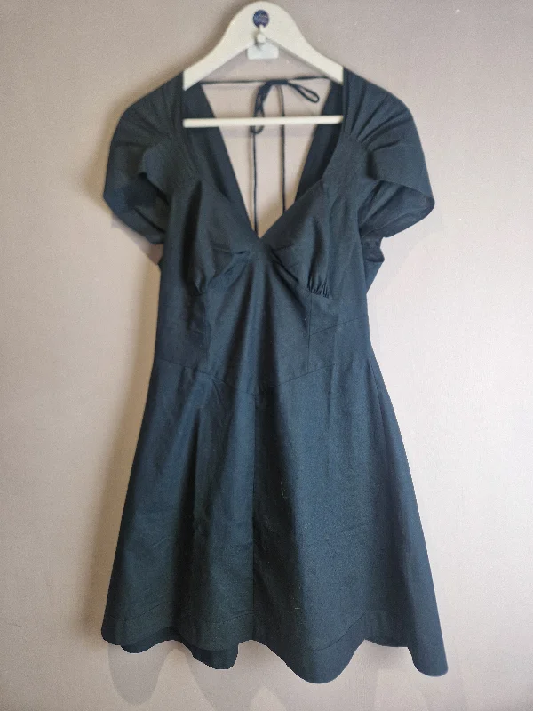 Smock dresses for womenAllSaints Abbey black cotton dress - size 12