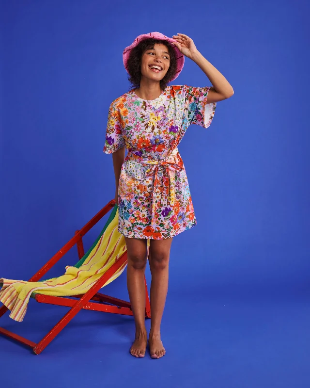 Transitional dresses for in-between seasonsForever Floral Lilac Adult Organic Cotton Everyday Dress