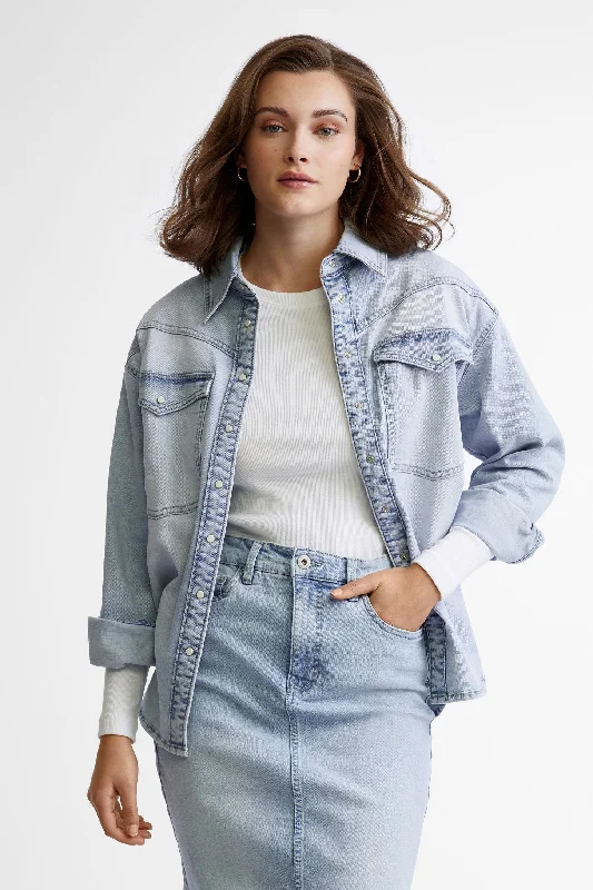 Local artisan women's topsChemise en jeans western - Femme