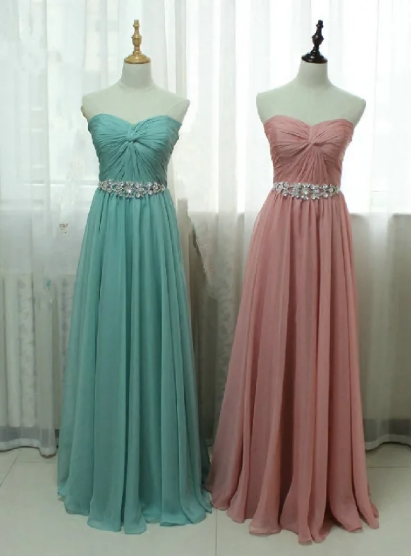 Cotton dresses for everyday wearReal Photo Bridesmaid Dresses Long Detachable Crystals Belt robe