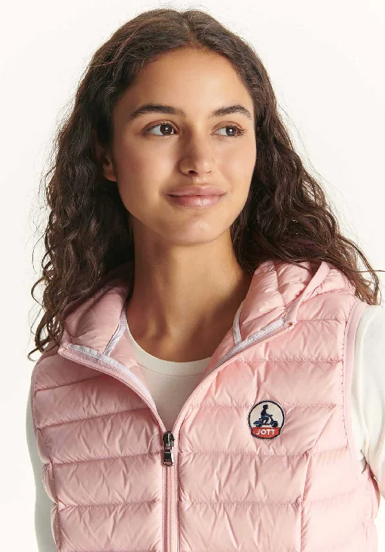 Oversized women's topsGilet Mali Peach-Pink