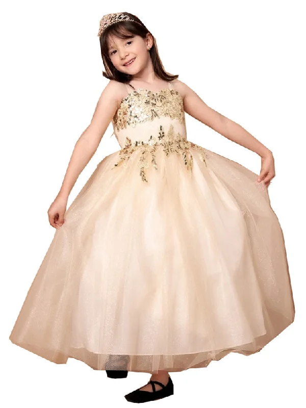 Silk dresses for womenBig Girls Champagne Embroidered Sweetheart Neckline Junior Bridesmaid Dress 8-16