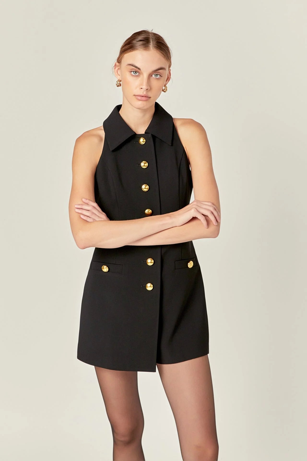 Formal wear women's trousersBlack Skye Romper