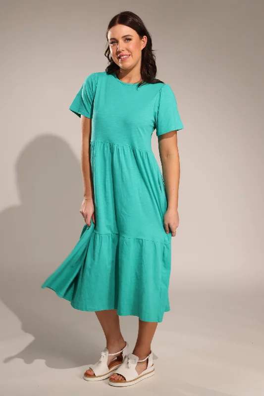 Motherhood dresses for pregnant women100% Cotton Slub Dress | JADE | 6966A1