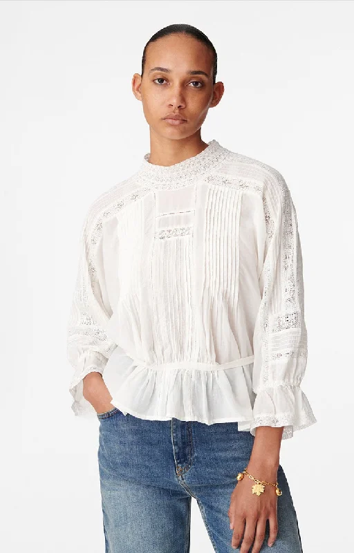 Layering women's topsBlouse Viva 2hva27-v09011 Blanc