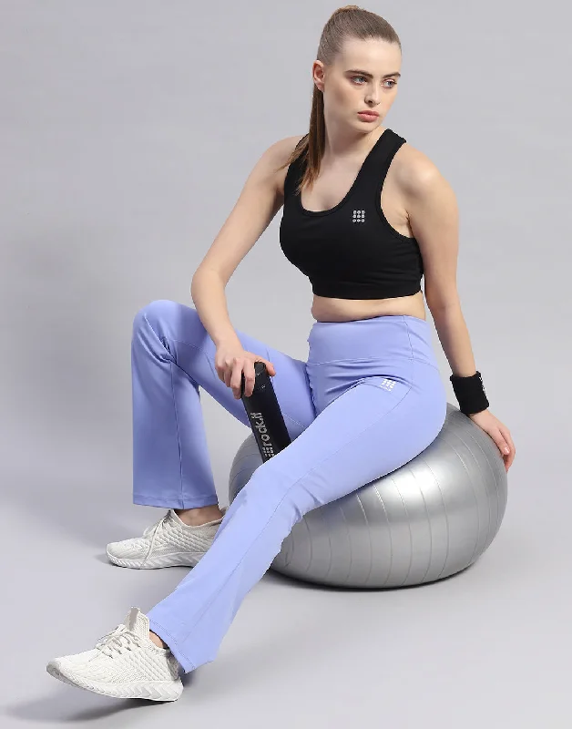 Evening gowns for womenWomen Blue Solid Regular Fit Yoga Pant