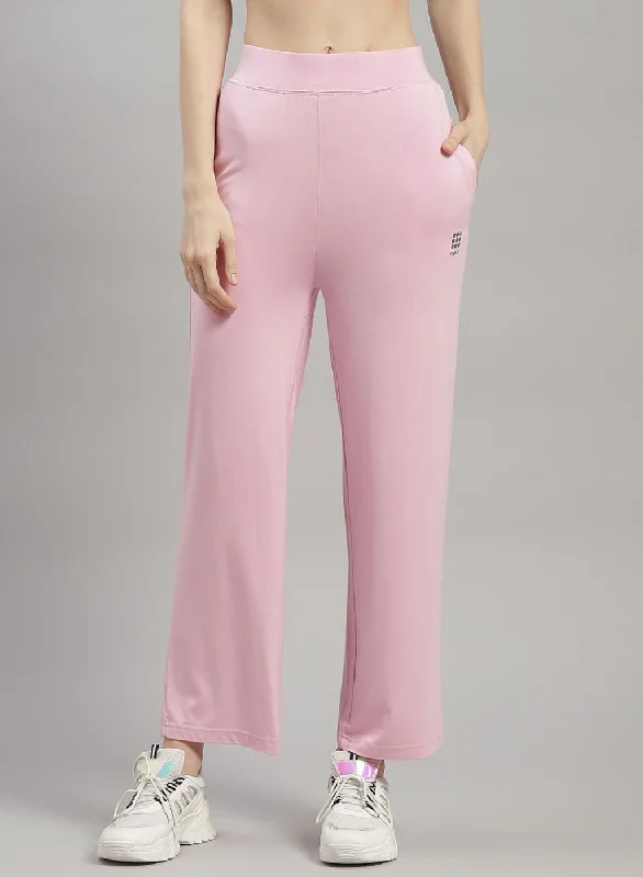 Sequined women's skirtsWomen Pink Solid Trackpants