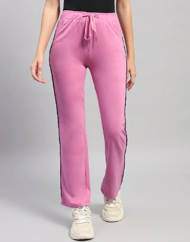 Limited edition women's dressesWomen Mauve Solid Regular Fit Lower