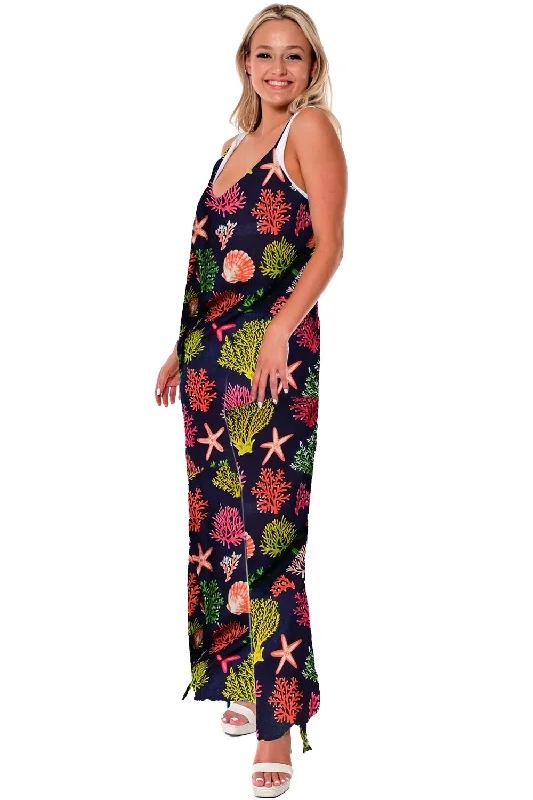 Godet skirts for womenWide Leg Romper w/Spaghetti Straps & Sexy Side Slits