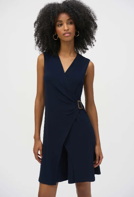 Sustainable women's bottomsJewel Belted V-neck Jumpsuit