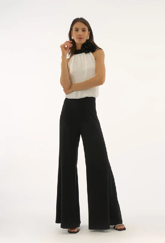 Petite women's trousersFormal High-neck Jumpsuit