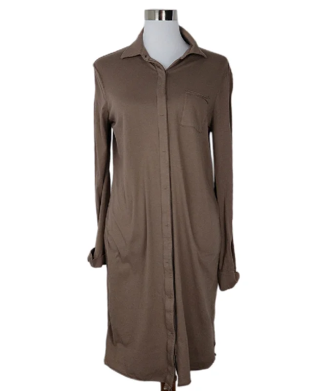 Workwear women's dressesBrochu Walker Brown Cotton Dress sz 4