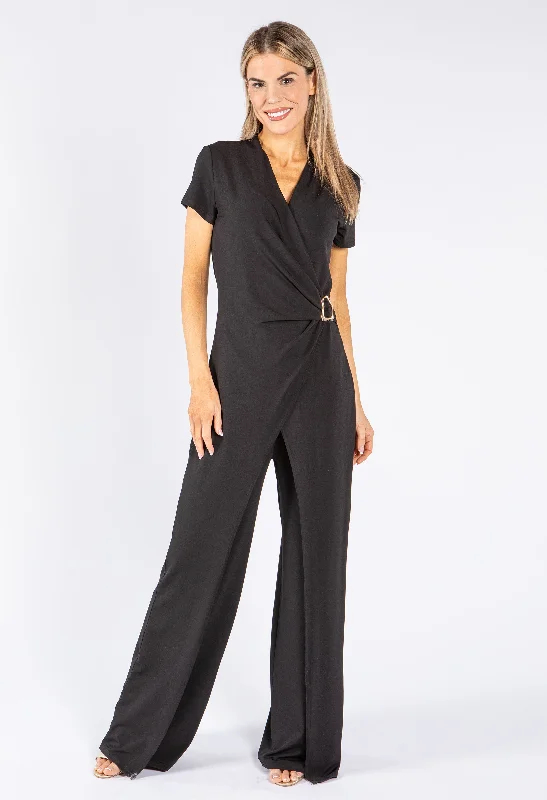 Layering women's pantsGold Buckle Detail Jumpsuit