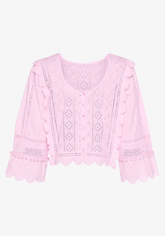 UV-protective women's topsBlouse Se980 Miramar Pastel-Pink
