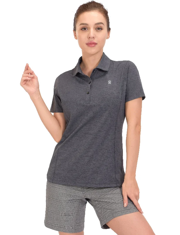 Crew neck women's topsWomen's Quick Dry Lightweight Golf Polo Shirt Short