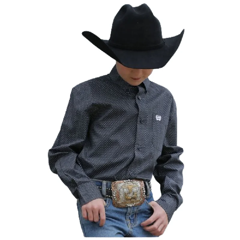 Elegant women's topsMTW7060349 Cinch Boys' Long Sleeve Button Down Western Shirt