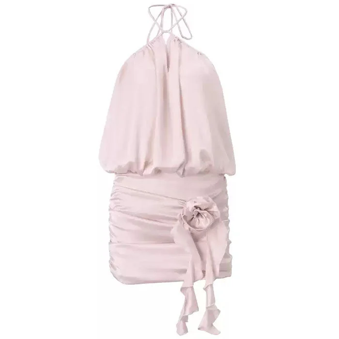 Bridal dresses for womenPure Blushin Ruched Mini Dress