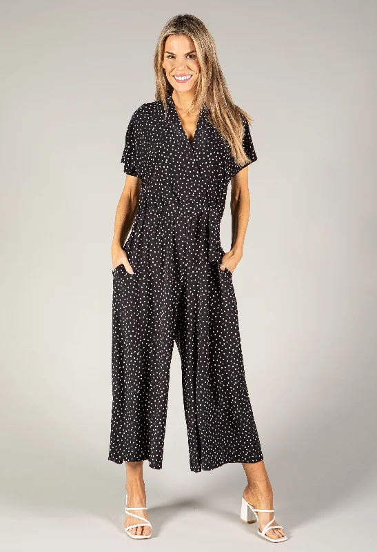 Distressed denim shorts for womenPolka Dot Jumpsuit