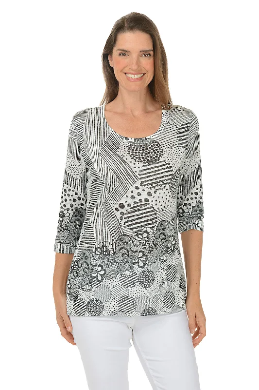 Cropped women's topsMystique Jeweled Knit Top