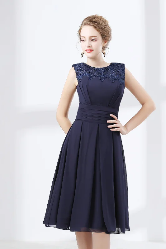 Halter dresses for womenLace Beaded Sleeveless A Line Chiffon Bridesmaid Dresses