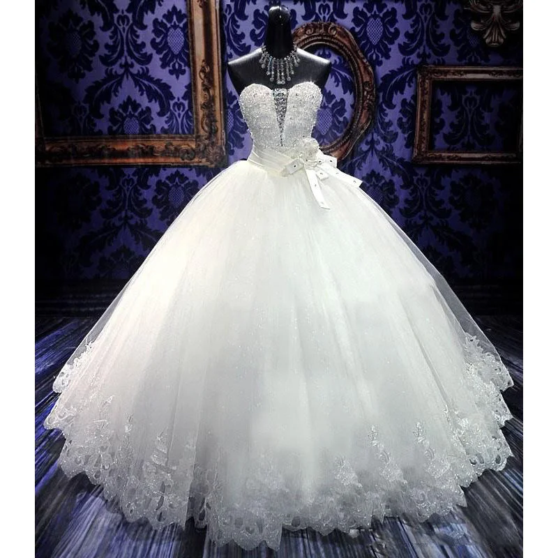 Workout dresses for active lifestylesSiaoryne Ball Gown Wedding Dresses Princess Bridal gowns with Lace Appliqued