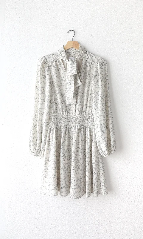 Corduroy dresses for womenDeidre Neck Tie Mini Dress