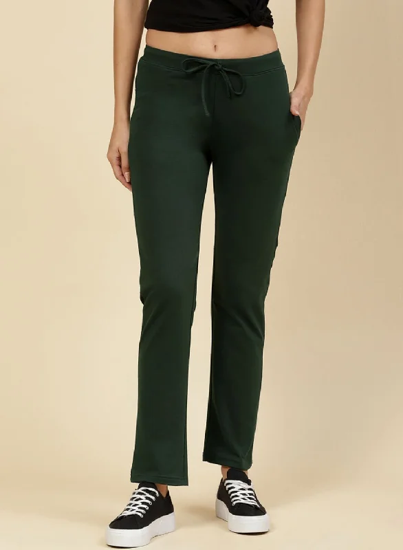Layering women's pantsWomen Green Regular Fit Lower