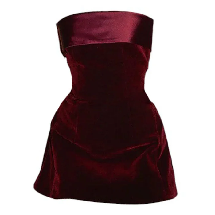 Long flowy dresses for womenRich Girl Velvet Mini Dress