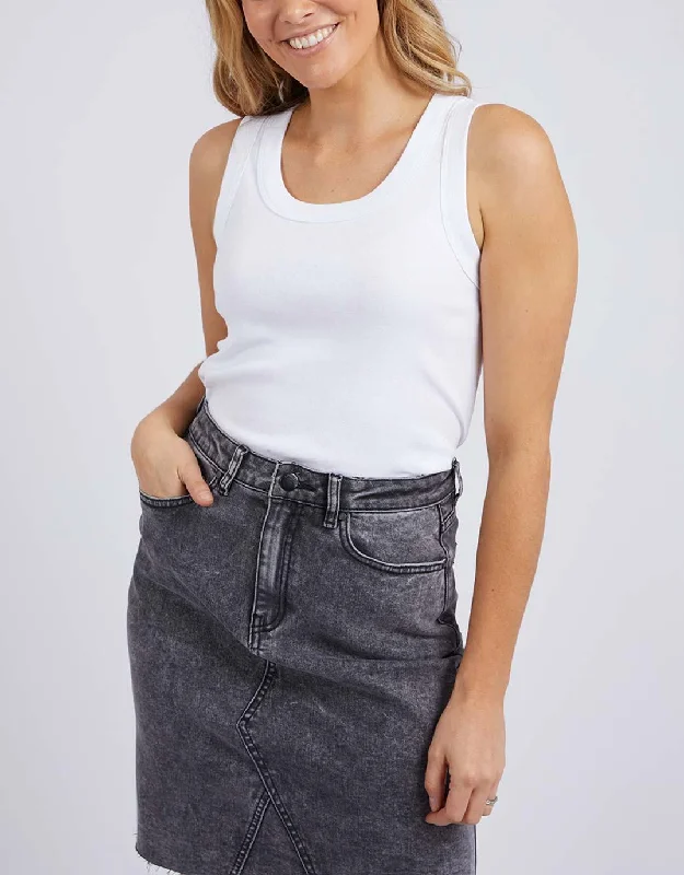 Fitted women's topsEsme Tank - White