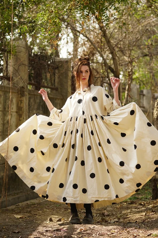 Cotton dresses for everyday wearEdith Long Dress - Cotton Twill
