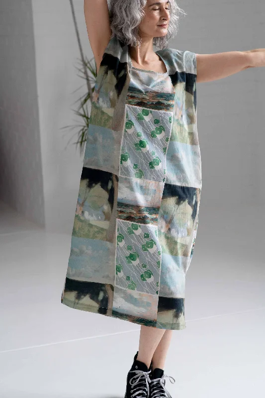Shift dresses for womenPolly dress Sea Salt *organic cotton